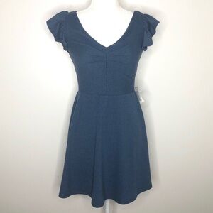 Elegant Blue Women's Dress